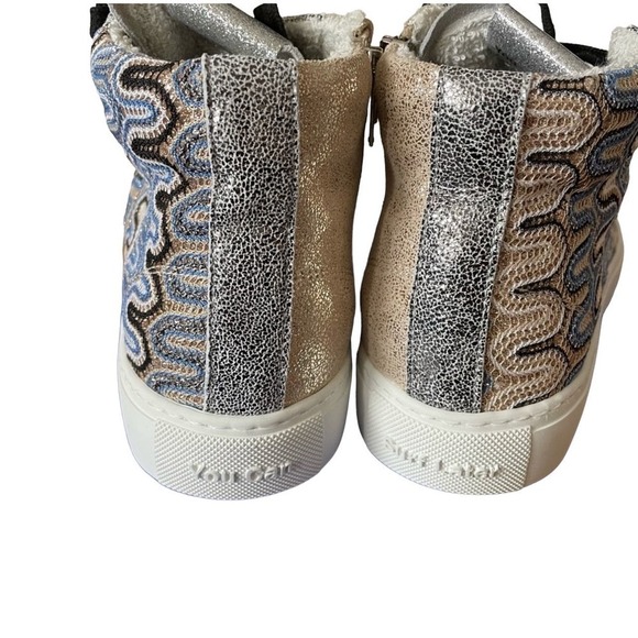 P448 Italian High Top Can Surf Later Star BS Panama Sneaker Size 37 / US 7 NWB - Picture 10 of 12